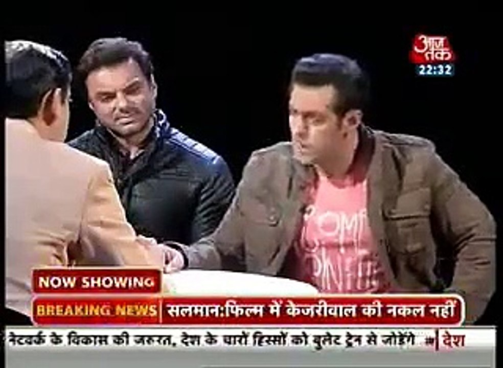Salman khan teaches lesson to anchor