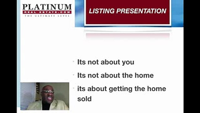 Successful listing presentations by Luther Ragsdale