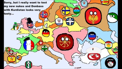 Alternative future of europe in countryballs #2