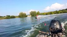 Катание на водных лыжах, прыжки на воде (часть 1)