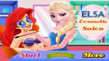 Elsa and Ariel at Cosmetic Salon - Cartoon Video Games for Girls