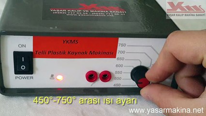 YKMS-Telli Plastik Kaynak Makinası Tanıtım Videosu