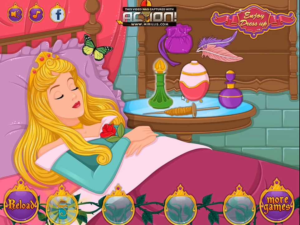 Disney Princess Games - Wake Up Sleeping Beauty – Best Disney Games For Kids Aurora