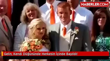 Gelin, Düğününde Herkesin İçinde Bir Anda...