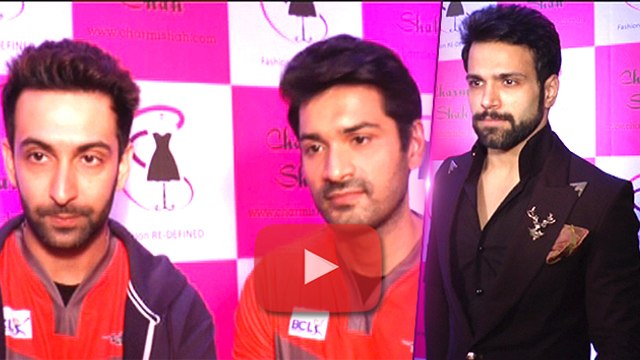 Rithvik Dhanjani Nandish Sandhu And Mrunal Jain PROMOTE BCL 2 At Charmi Shahs Fashion Show