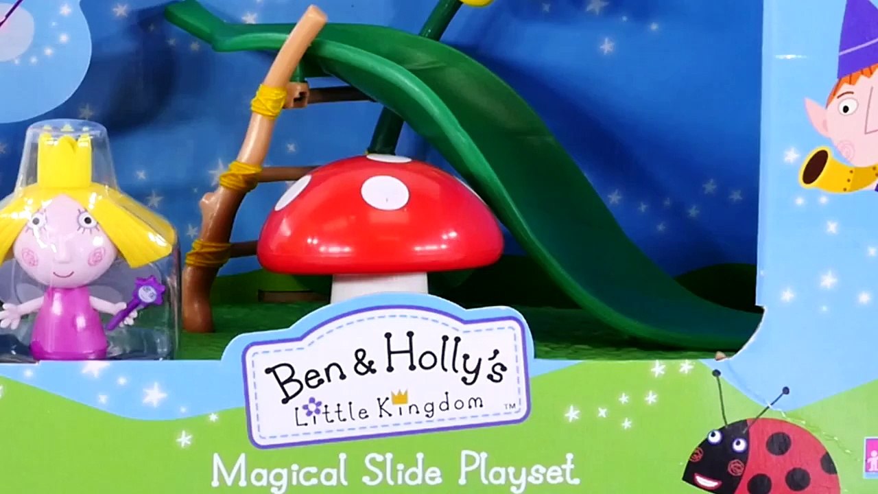 Play Doh Ben and Hollys Little Kingdom Magical Slide with Peppa Pig and Bubble Guppies Toy Episode