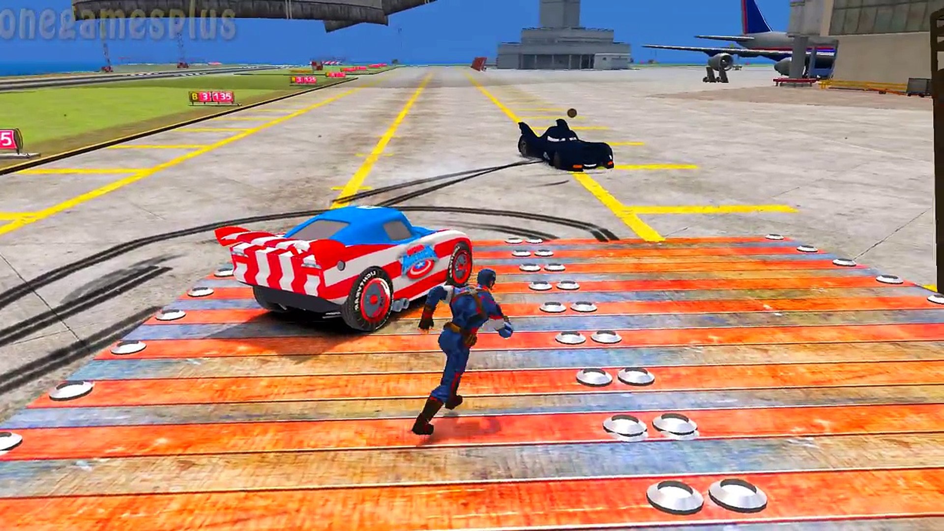 ⁣Childrens Songs Disney cars Lightning McQueen & Snot Rod Deadpool Captain America