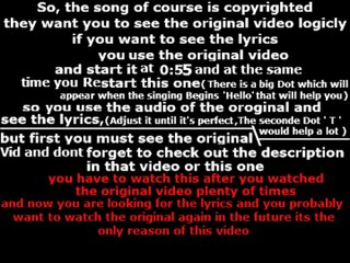 Adele - Hello - lyrics