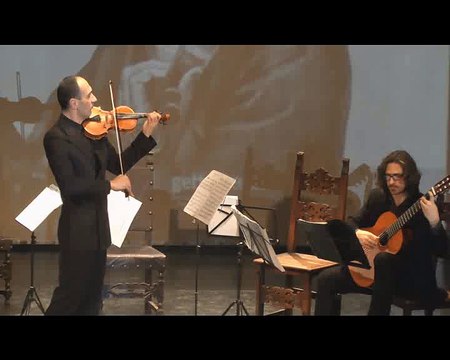 I Concertisti,Gianfranco Contadini, Sonata n°1, dal Centone di Sonate per violino e chitarra, di Nicolò Paganini
