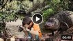Giant Crocodile Attack & Eat taking pictures at River | amazing video |