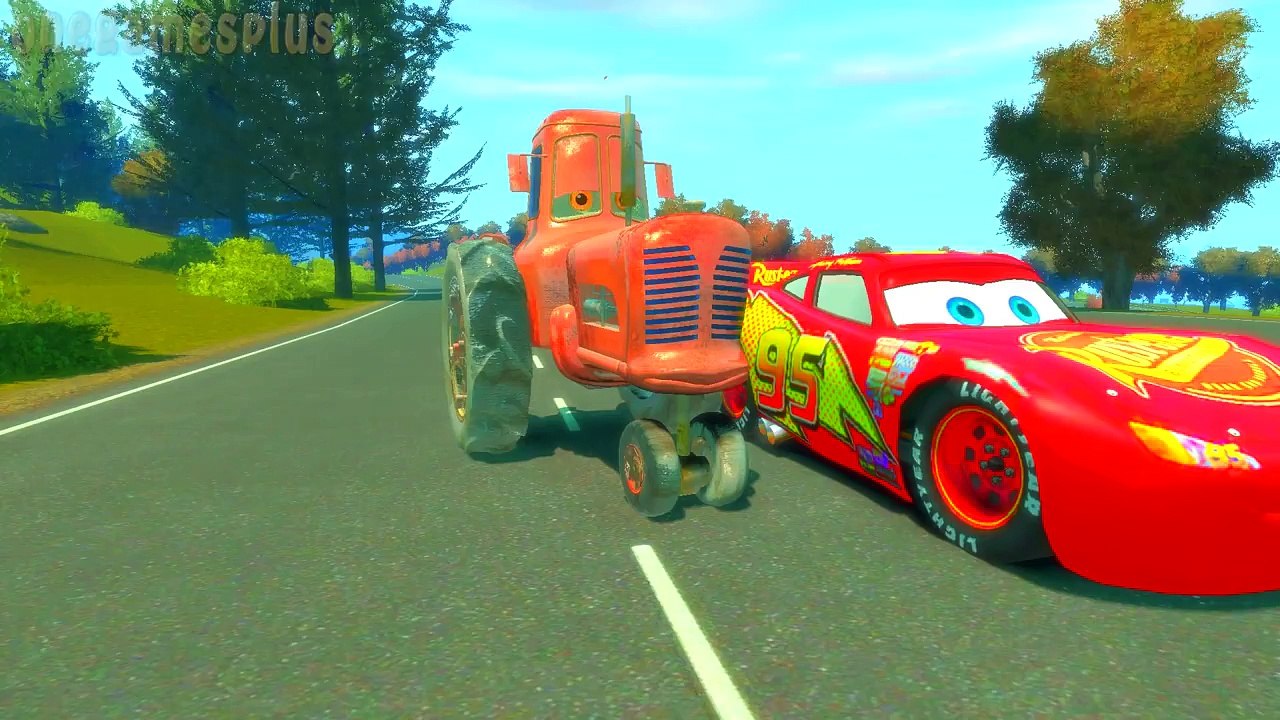 Spider Man Hulk driving Dinoco King 43 Lightning McQueen Disney pixar cars maple valley ra