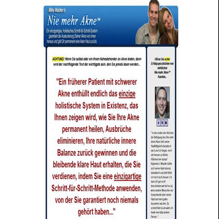 Nie mehr Akne (TM) Von Mike Walden