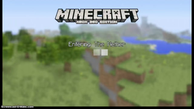 minecraft xbox 360 how to make a TNT portal glitch