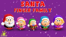 The Finger Family Santa Claus Family Nursery Rhyme | Christmas Finger Family Songs