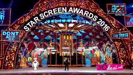 22nd Annual Star Screen Awards 2016-  24th January 2016 Part 9