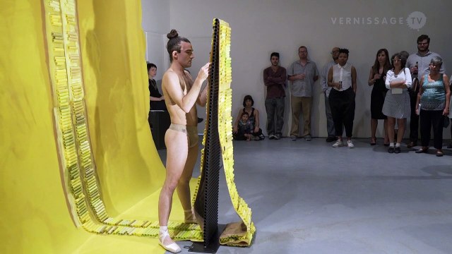 Performance for Martha Friedman’s Pore featuring Silas Riener / Locust Projects, Miami