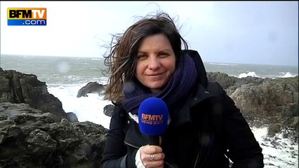 Il est quasi impossible de marcher contre le vent au Croisic