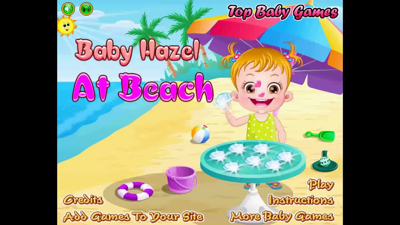Baby Hazel At Beach 3D - Baby and Kids Games Movie - Dora The Explorer