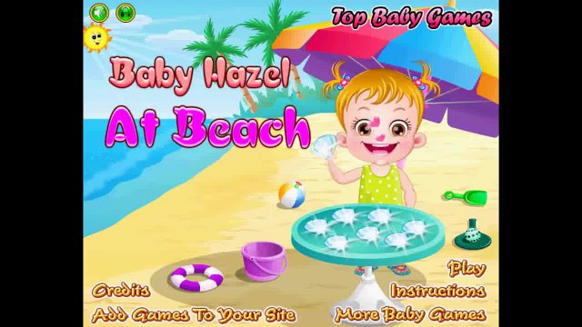 Baby Hazel At Beach 3D - Baby and Kids Games Movie - Dora The Explorer