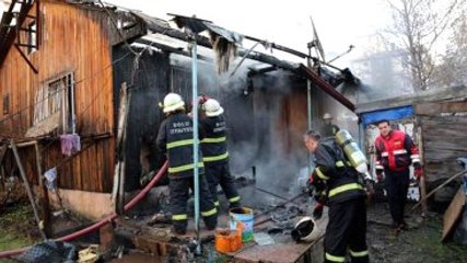 Yaşlı Çiftin 30 Yıllık Yuvası Kül Oldu