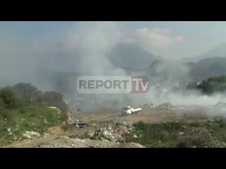 Report TV - Fushë-Krujë, djegia e mbeturinave  rrezikon jetën e banorëve nga tymrat