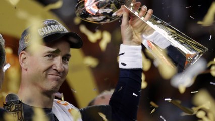 Peyton Manning dodges retirement question with plug for Budweiser