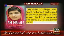 Dr Danish Expo-sing What Malala Written Against Army & Islam In Her Book