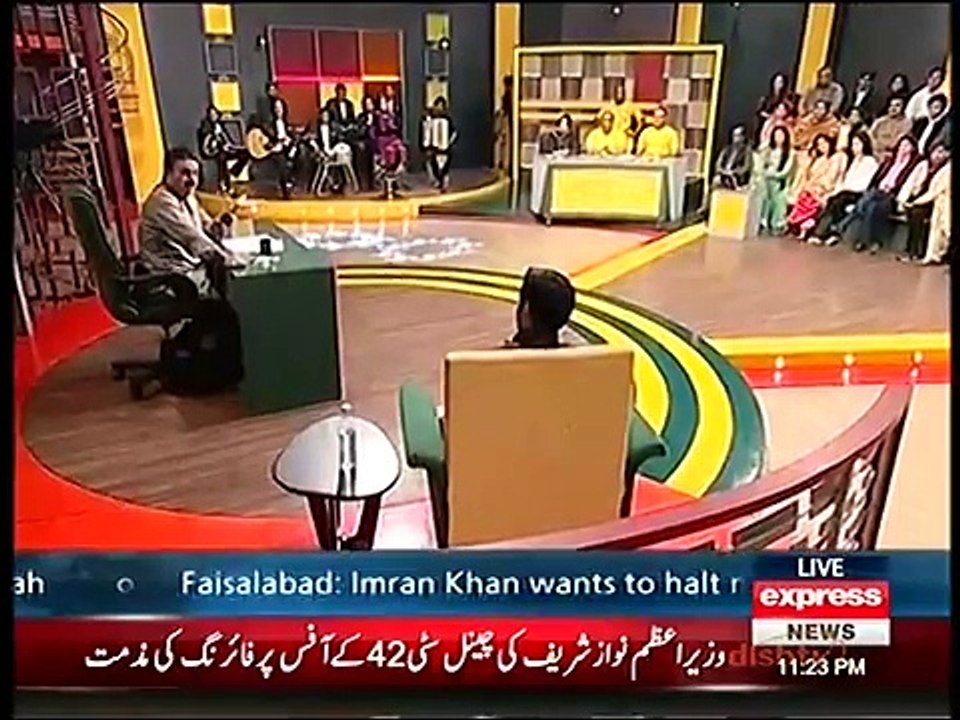Salman Butt in Khabardar with Aftab Iqbal - 7 February 2016  Peshawar Zalmi - Express News