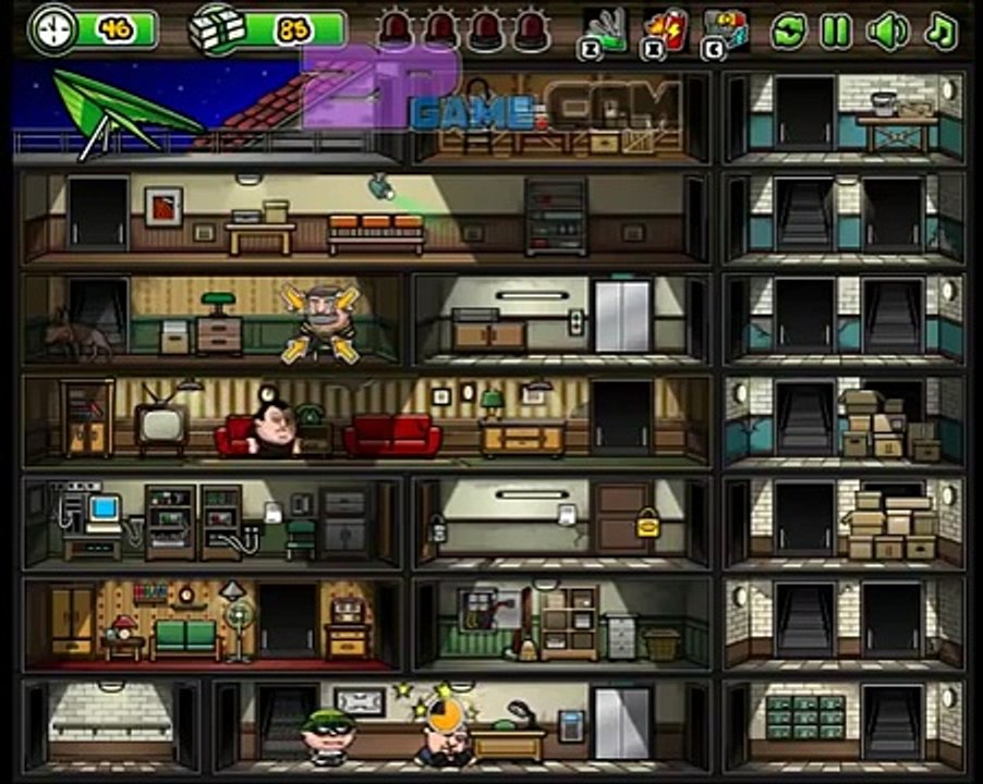 Bob The Robber 2 Level1-8 Walkthrough