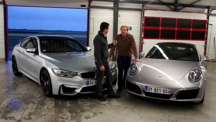 Essai comparatif vidéo : BMW M4 vs. Porsche 911 Carrera S