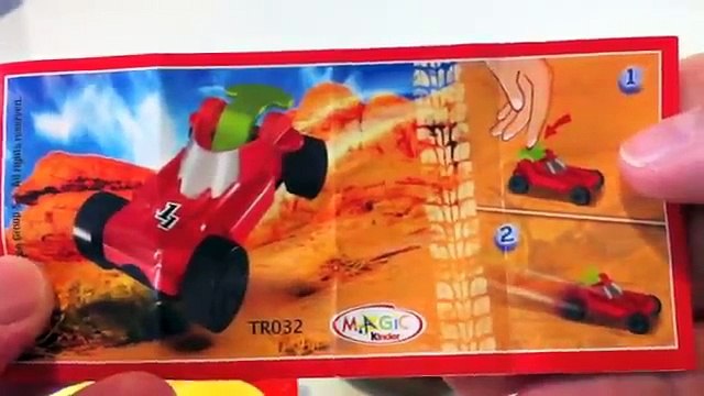 Magic kinder car. Kinder Surprise Eggs Unboxing toy gift Kinder sorpresa huevo