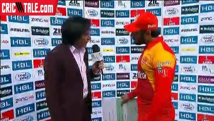 Hilarious Talk Of Saeed Ajmal After Getting Man Of Match Award
