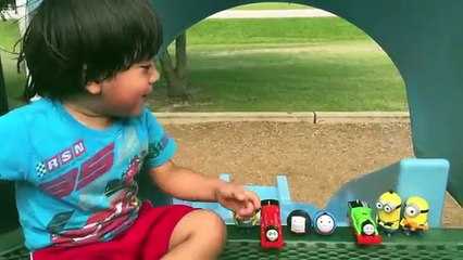 33 Thomas and Friends Accident will Happen at the Park with Toy Trains and Minions Ryan To