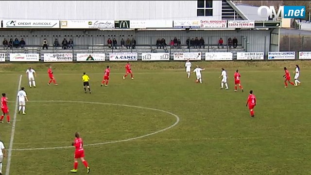 D2 féminine - Aurillac Arpajon 4-4 OM : le but de Cindy Caputo (2e)