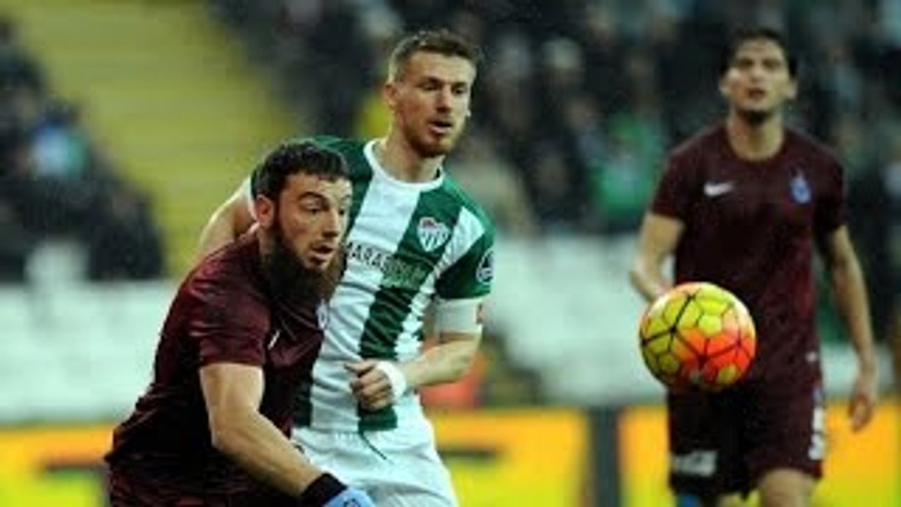Bursaspor Trabzonspor Maçı 4-2 Maçtan Görüntüler Timsah Arenada İlk Maç