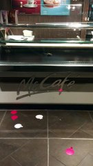 Une souris au McDonald's à Paris