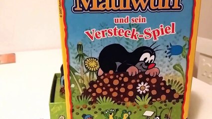 Memory Variante: Der kleine Maulwurf und sein Versteckspiel