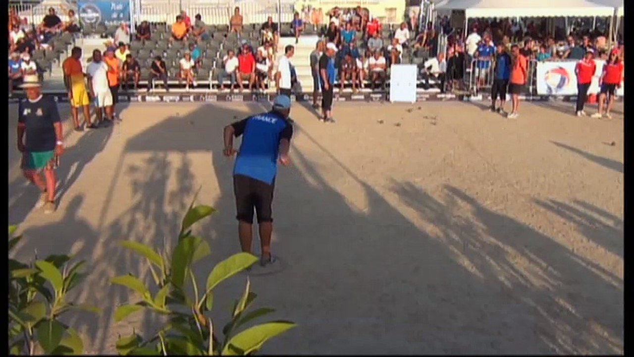International à pétanque d'Ajaccio 2015 : Cadrage Lakhal VS France