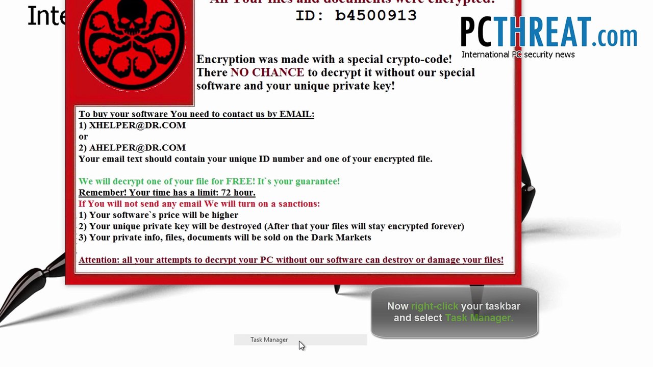 Remove HydraCrypt Ransomware