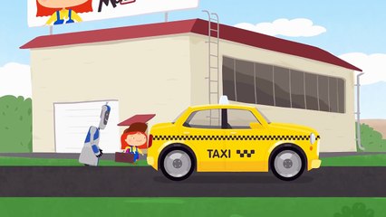 Doc McWheelie: Holiday (1) Packing for LONDON Uber TAXI (Car Cartoons)
