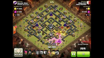 Golem Hog Rider Valkyrie Wizard - GOHOVAWI Attack Strategy - 3 Stars on Town Hall 9 Episode 3