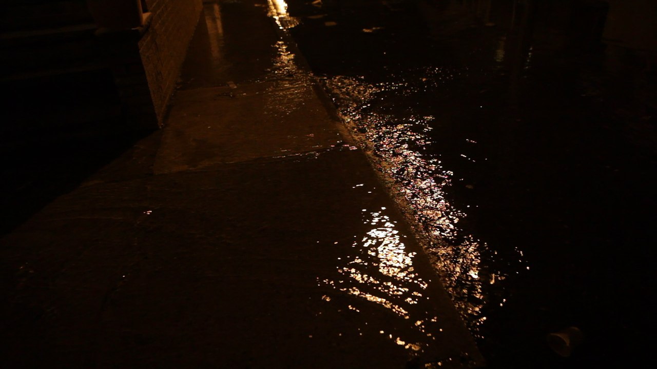 Flooding On East 6th Road In Broad Channel, 7:45 p.m. Monday