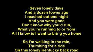 Elvis Presley – Kentucky Rain Lyrics