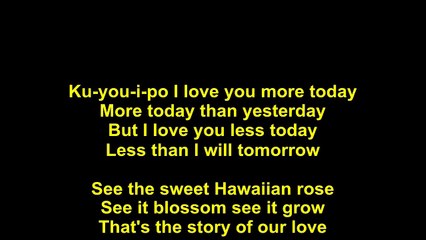 Elvis Presley – Ku-u-i-po Lyrics