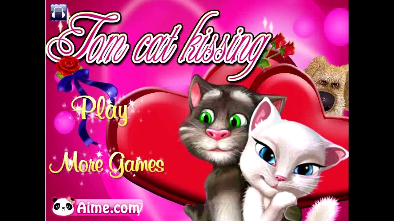 Talking Tom and Angela Kissing - My Talking Tom Cat Episodes Game Movie