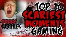 [FUNNY] Top 10 Scariest Moments Of Gaming /w PewDiePie (300th VIDEO SPECIAL) :D