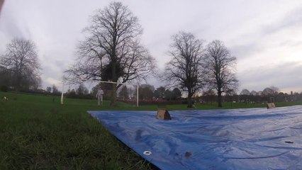 Dizzy SLIP 'N SLIDE Football Challenges vs. MY BRO!!
