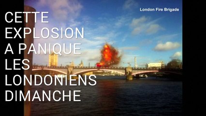 L'explosion du bus en plein Londres était du cinéma