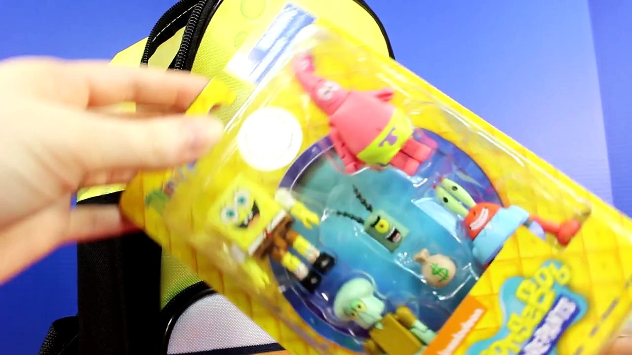 Nickelodeon SpongeBob SquarePants Backpack Surprise Toys SpongeBob Patrick Plankton