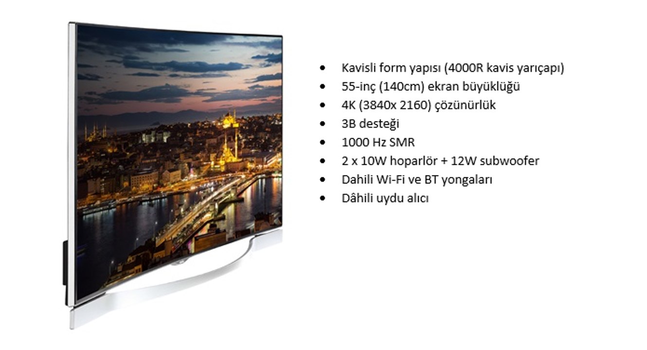 Vestel kavisli televizyon reklâmı